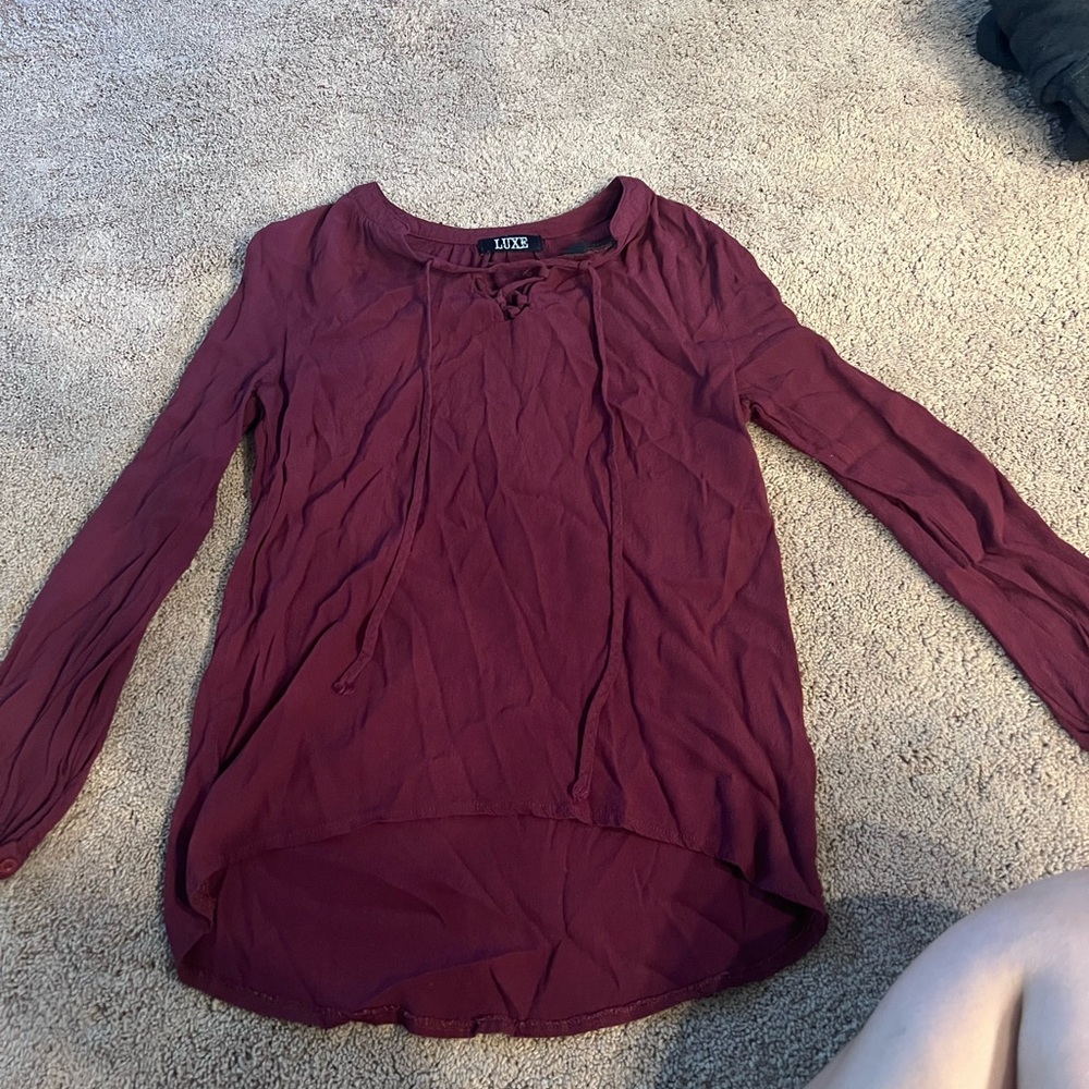 Long sleeve blouse